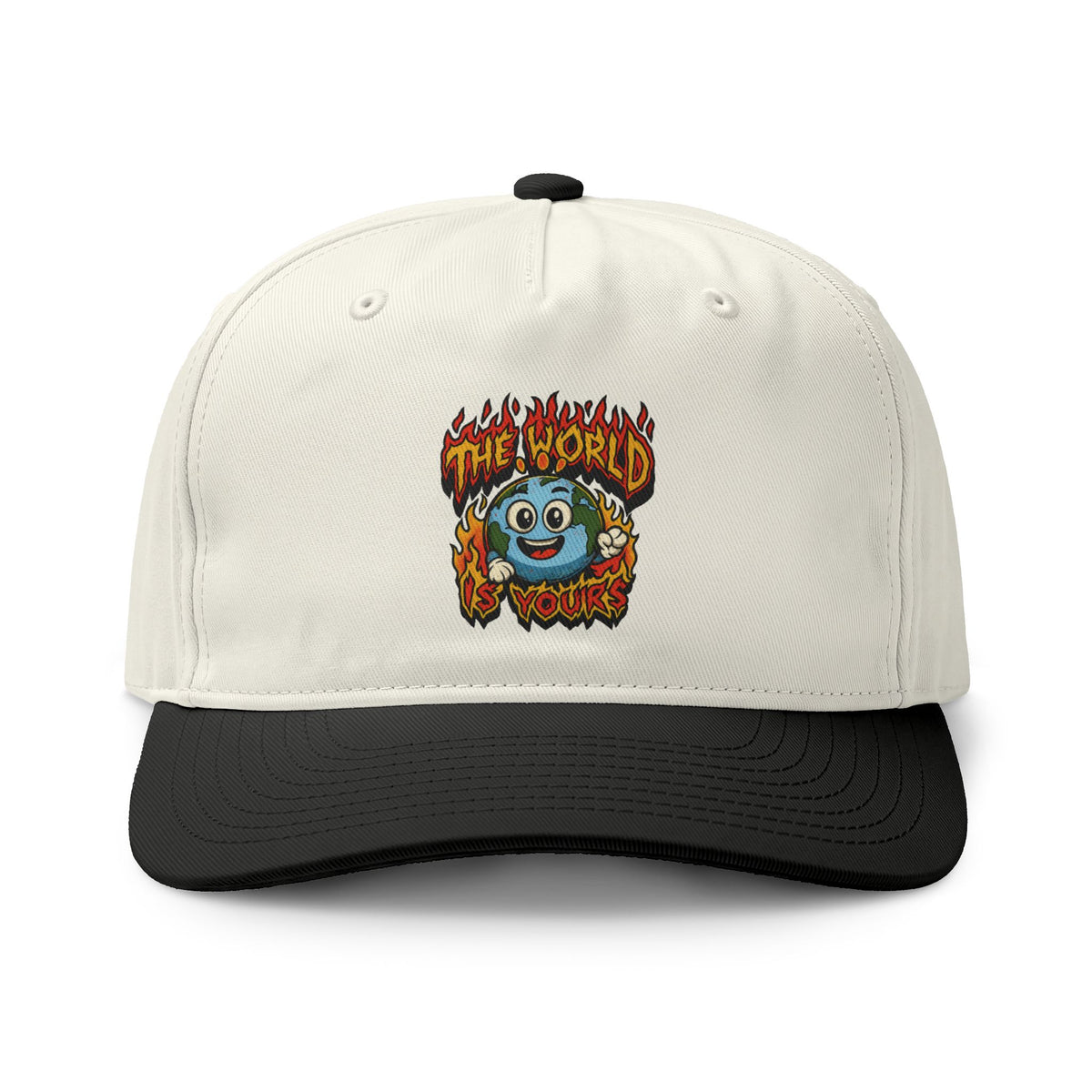 "The World is Yours" Retro Two-Tone Cap