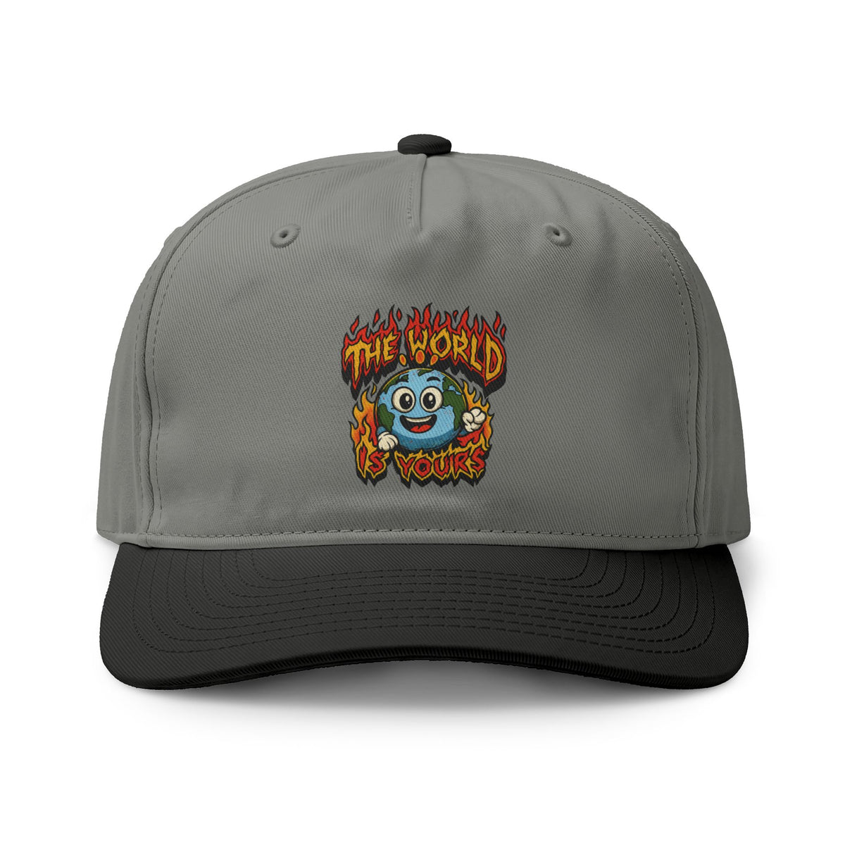 "The World is Yours" Retro Two-Tone Cap