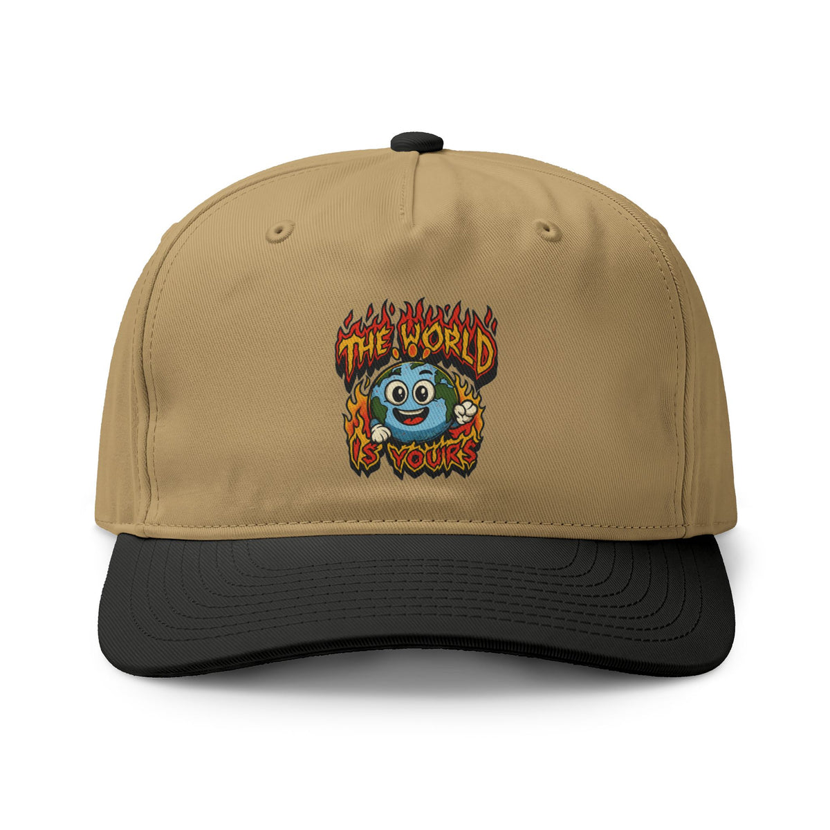 "The World is Yours" Retro Two-Tone Cap